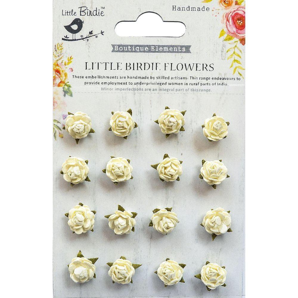 Little Birdie Beaded Micro Roses - Moon Lights (16/pcs)